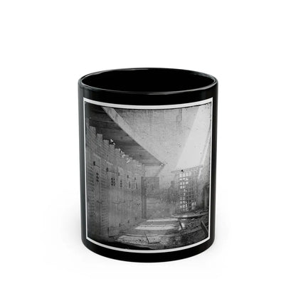 Alexandria, Virginia. Slave Pen. Interior View 001 (U.S. Civil War) Black Coffee Mug-11oz-Go Mug Yourself