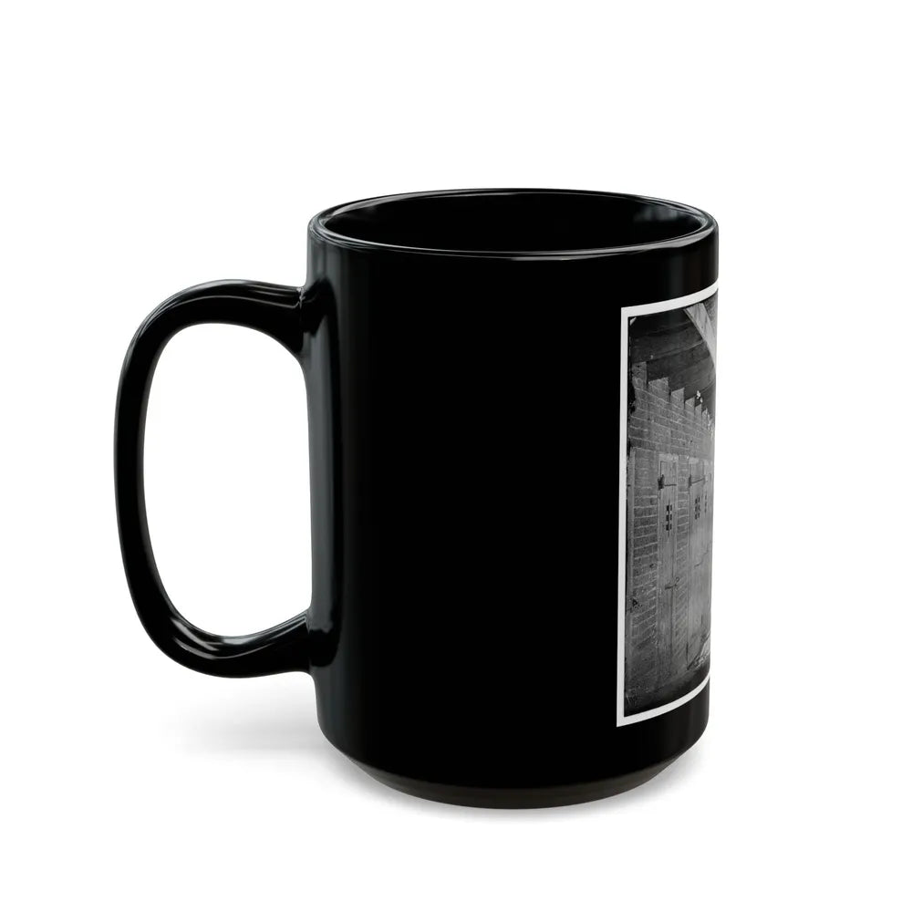 Alexandria, Virginia. Slave Pen. Interior View 001 (U.S. Civil War) Black Coffee Mug-Go Mug Yourself