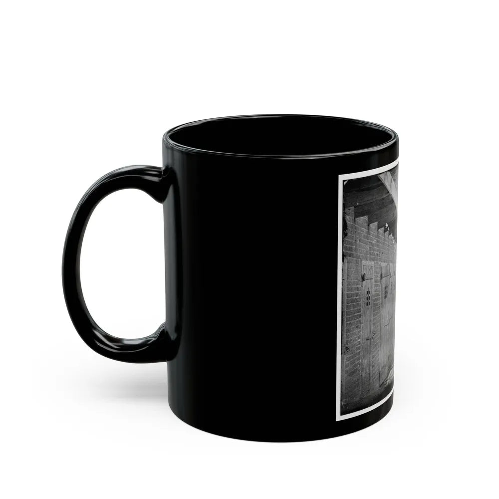 Alexandria, Virginia. Slave Pen. Interior View 001 (U.S. Civil War) Black Coffee Mug-Go Mug Yourself