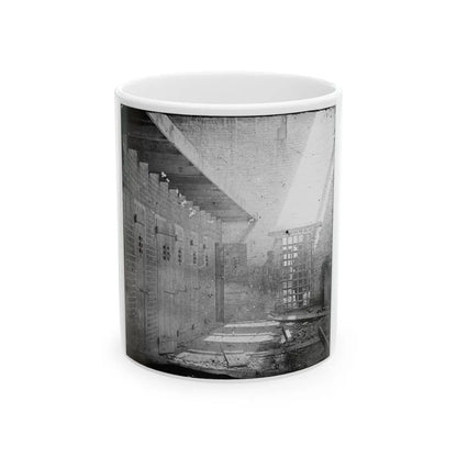 Alexandria, Virginia. Slave Pen. Interior View 001 (U.S. Civil War) White Coffee Mug-11oz-Go Mug Yourself