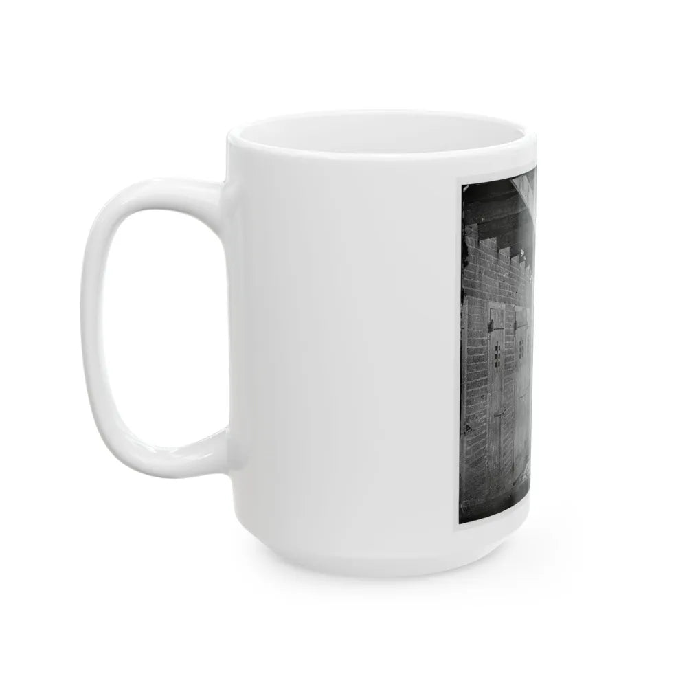 Alexandria, Virginia. Slave Pen. Interior View 001 (U.S. Civil War) White Coffee Mug-Go Mug Yourself