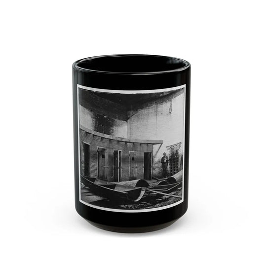 Alexandria, Virginia. Slave Pen. Interior View 002 (U.S. Civil War) Black Coffee Mug-15oz-Go Mug Yourself