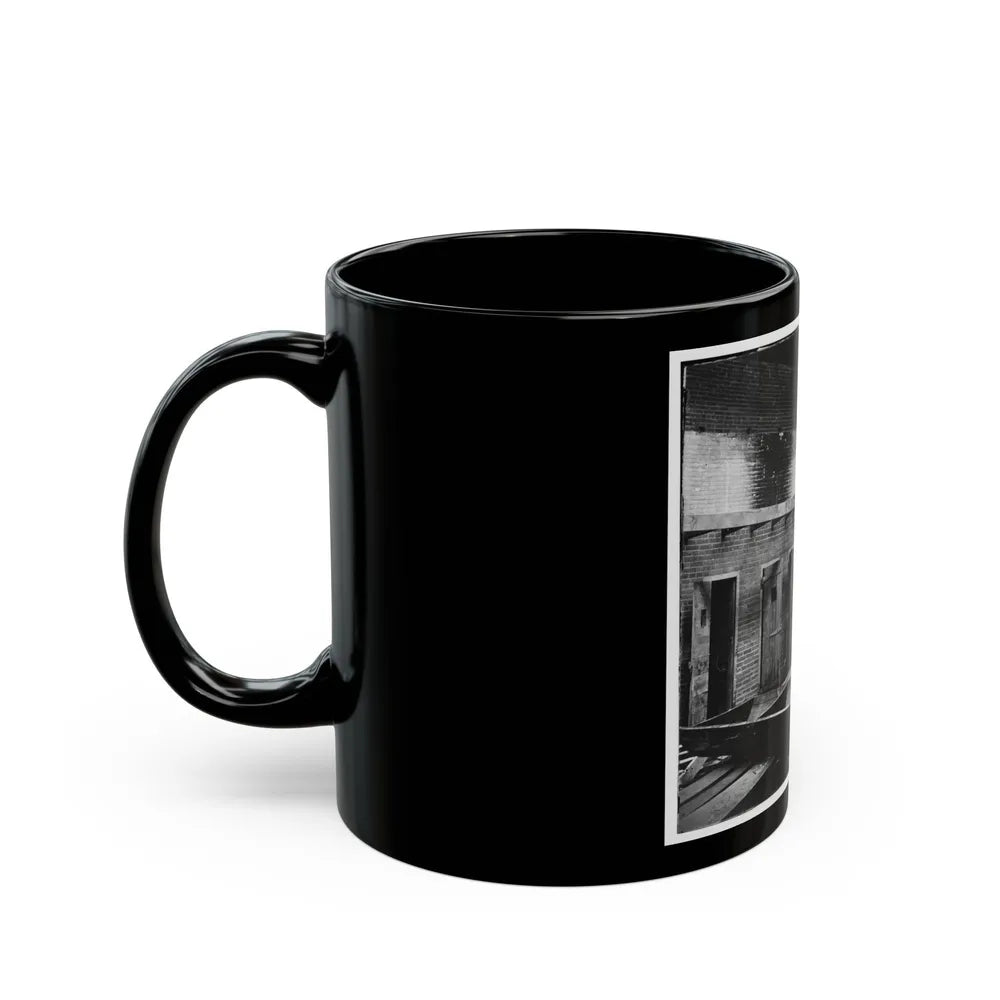 Alexandria, Virginia. Slave Pen. Interior View 002 (U.S. Civil War) Black Coffee Mug-Go Mug Yourself