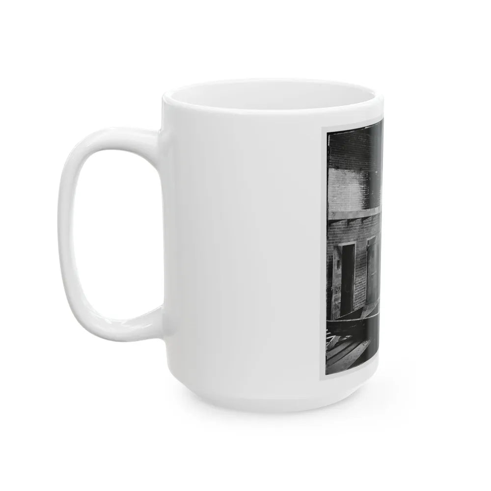 Alexandria, Virginia. Slave Pen. Interior View 002 (U.S. Civil War) White Coffee Mug-Go Mug Yourself