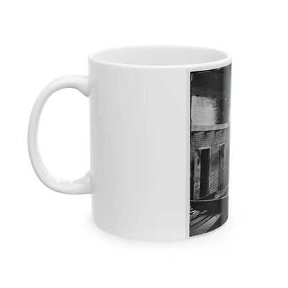 Alexandria, Virginia. Slave Pen. Interior View 002 (U.S. Civil War) White Coffee Mug-Go Mug Yourself