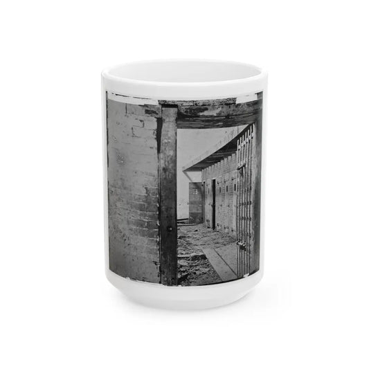 Alexandria, Virginia. Slave Pen. Interior View (U.S. Civil War) White Coffee Mug-15oz-Go Mug Yourself