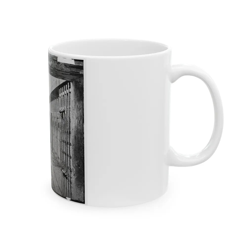 Alexandria, Virginia. Slave Pen. Interior View (U.S. Civil War) White Coffee Mug-Go Mug Yourself