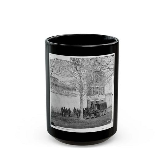 Alexandria, Virginia. Slave Pen. (Price, Birch & Co. Dealers In Slaves) (U.S. Civil War) Black Coffee Mug-15oz-Go Mug Yourself