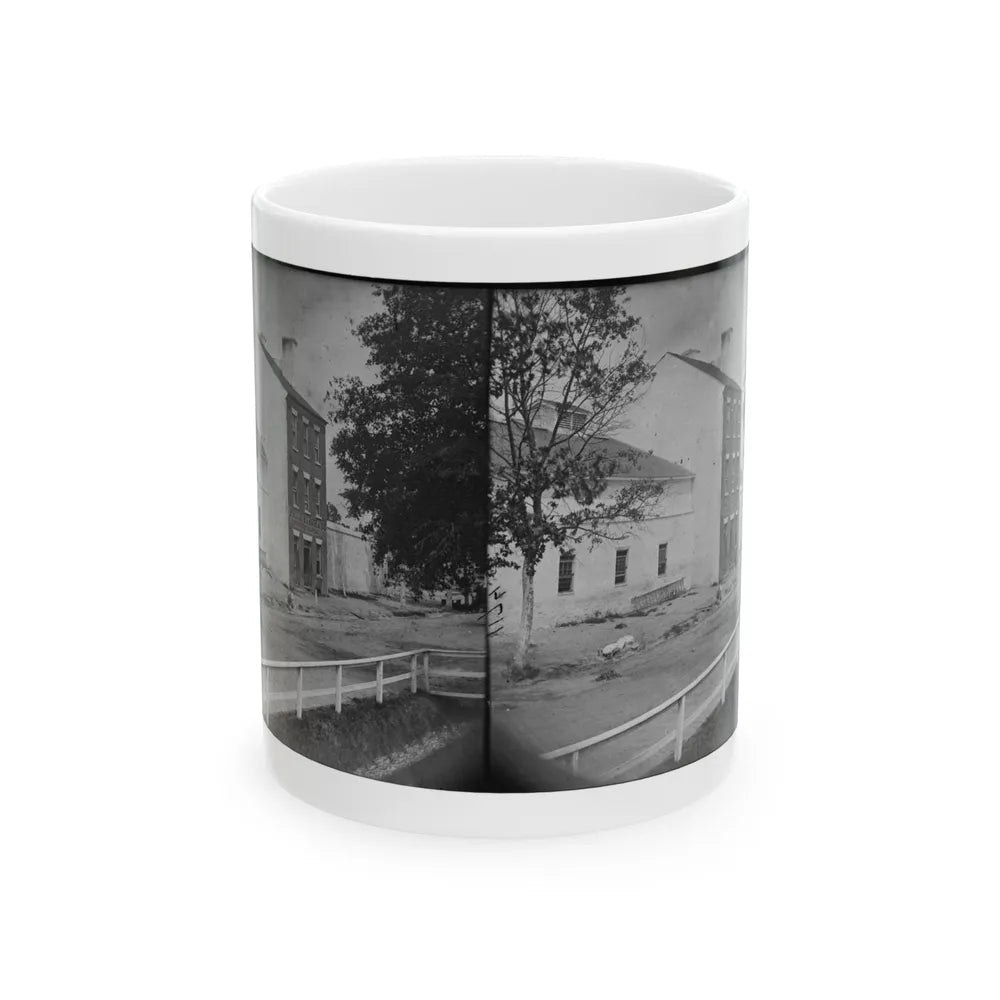 Alexandria, Virginia. Slave Pen. (Price, Birch & Company Dealers In Slaves) (U.S. Civil War) White Coffee Mug-11oz-Go Mug Yourself