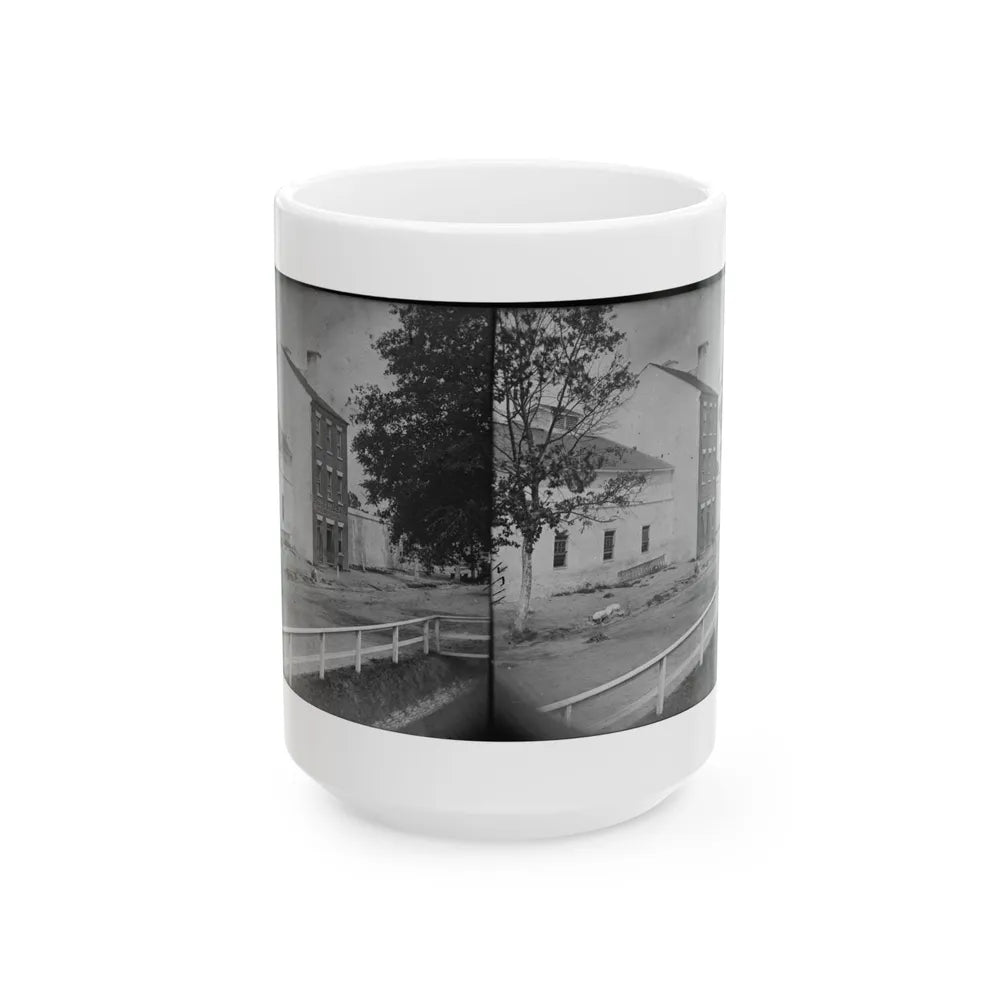 Alexandria, Virginia. Slave Pen. (Price, Birch & Company Dealers In Slaves) (U.S. Civil War) White Coffee Mug-15oz-Go Mug Yourself