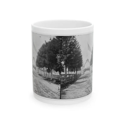 Alexandria, Virginia. Soldier's Cemetery. (U.S. Civil War) White Coffee Mug-11oz-Go Mug Yourself