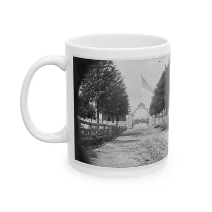 Alexandria, Virginia. Soldier's Cemetery. (U.S. Civil War) White Coffee Mug-Go Mug Yourself