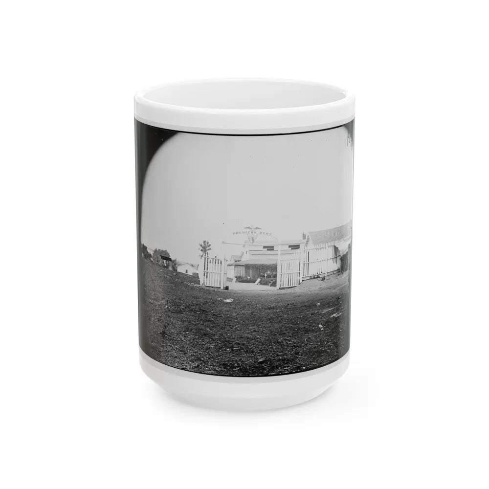 Alexandria, Virginia. Soldiers Rest (U.S. Civil War) White Coffee Mug-15oz-Go Mug Yourself