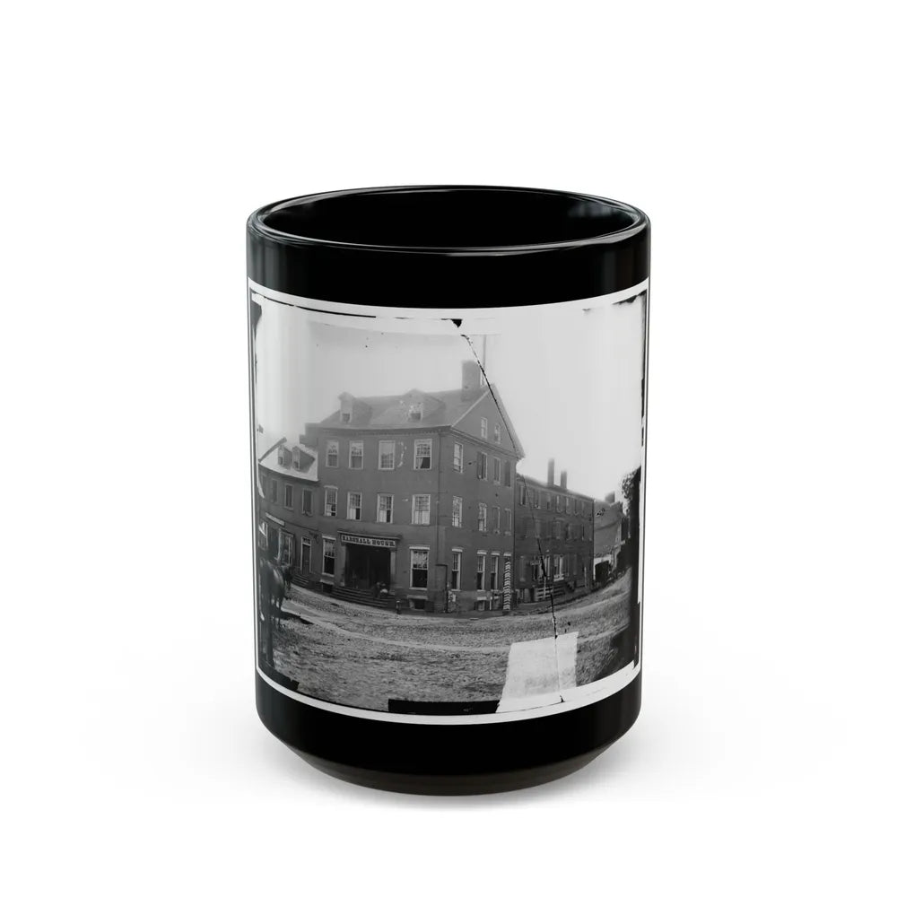 Alexandria, Virginia. The Marshall House (U.S. Civil War) Black Coffee Mug-15oz-Go Mug Yourself