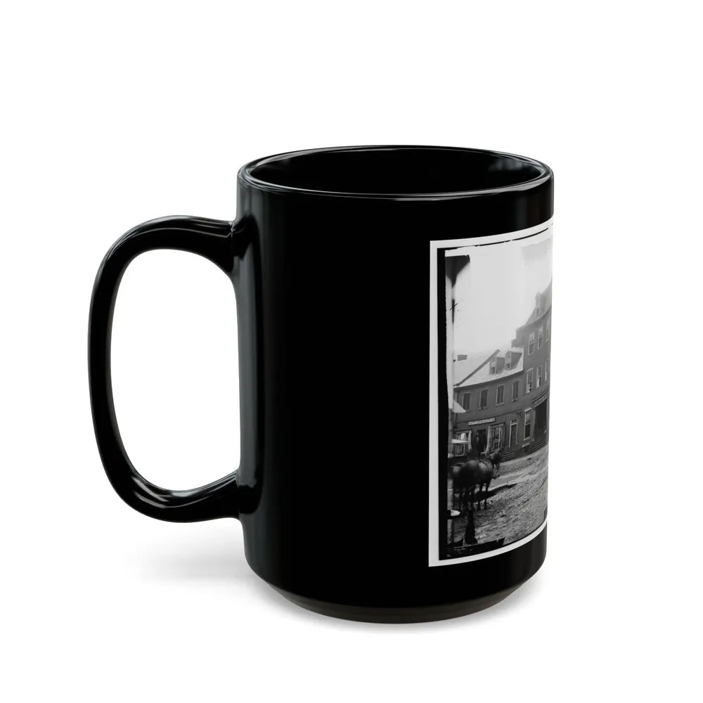 Alexandria, Virginia. The Marshall House (U.S. Civil War) Black Coffee Mug-Go Mug Yourself