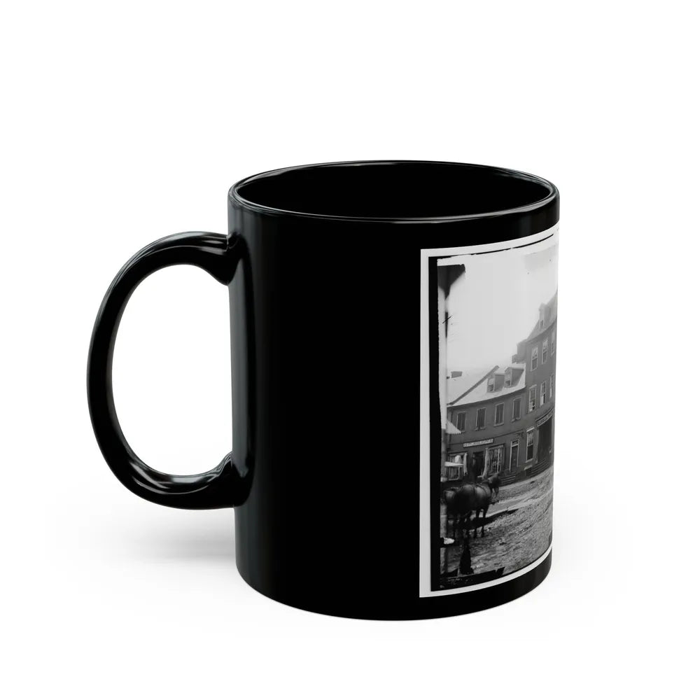 Alexandria, Virginia. The Marshall House (U.S. Civil War) Black Coffee Mug-Go Mug Yourself