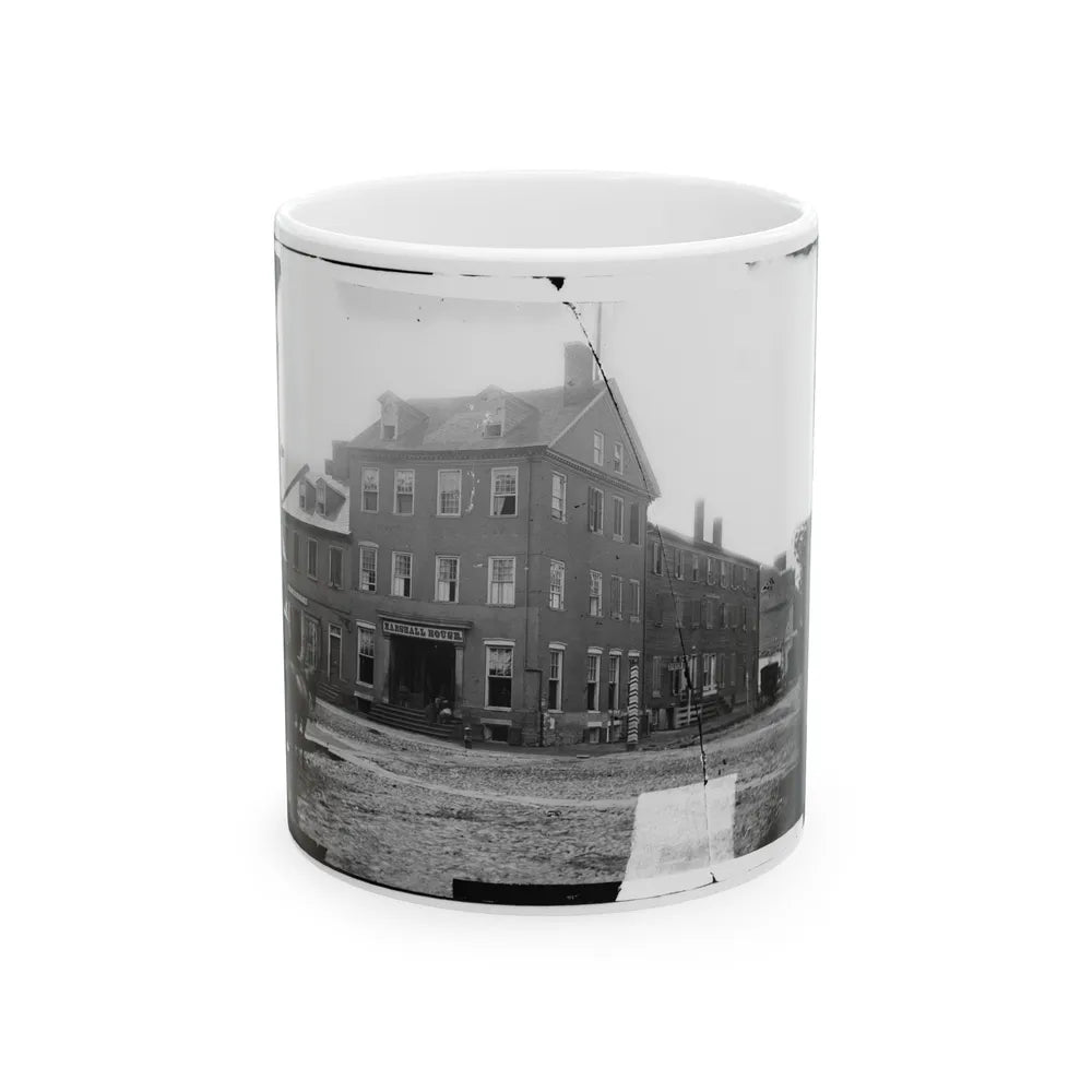 Alexandria, Virginia. The Marshall House (U.S. Civil War) White Coffee Mug-11oz-Go Mug Yourself