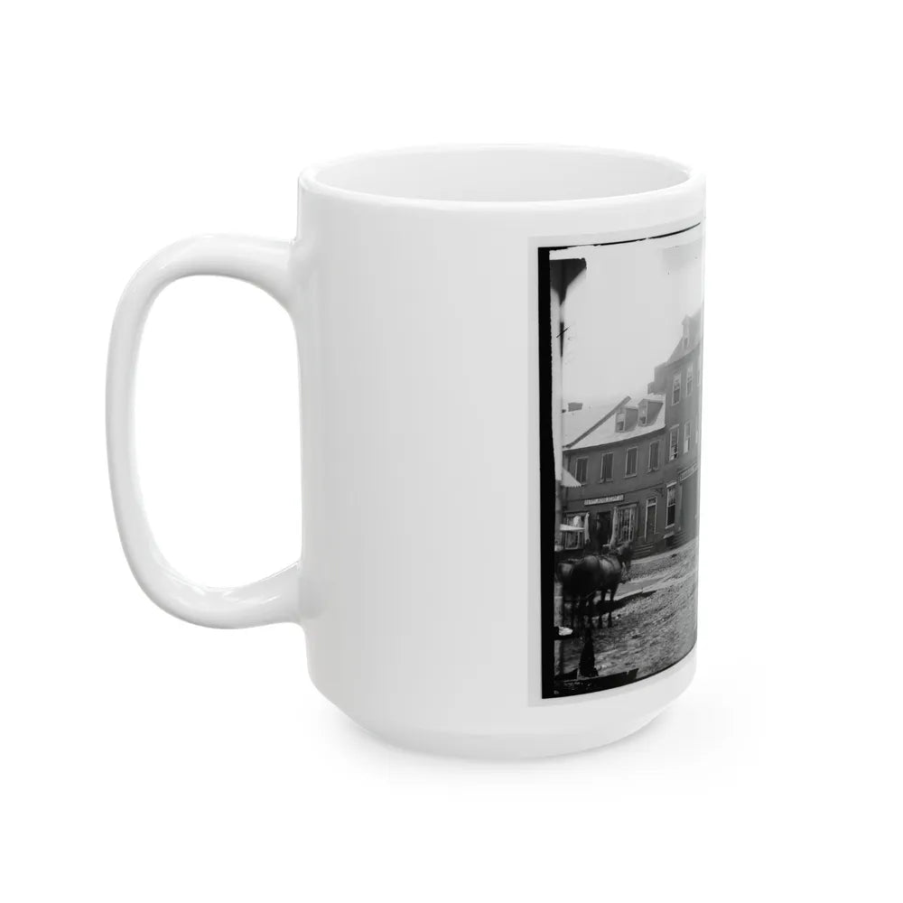 Alexandria, Virginia. The Marshall House (U.S. Civil War) White Coffee Mug-Go Mug Yourself