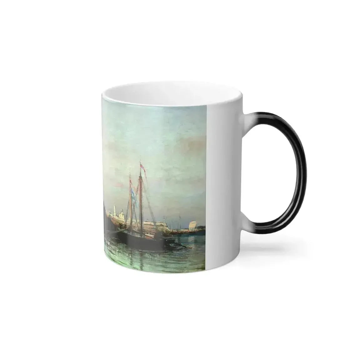 Alexei Bogoliubov (1824-1896) Religious procession in Yaroslavl - Oil on Canvas 1863 - Color Changing Mug 11oz - Go Mug Yourself