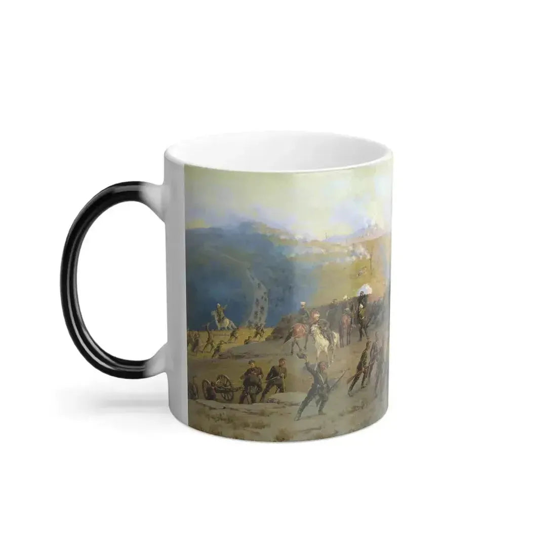 Alexei Kivshenko (1851-1895) Battle for the Shipki pass - Color Changing Mug 11oz - Go Mug Yourself