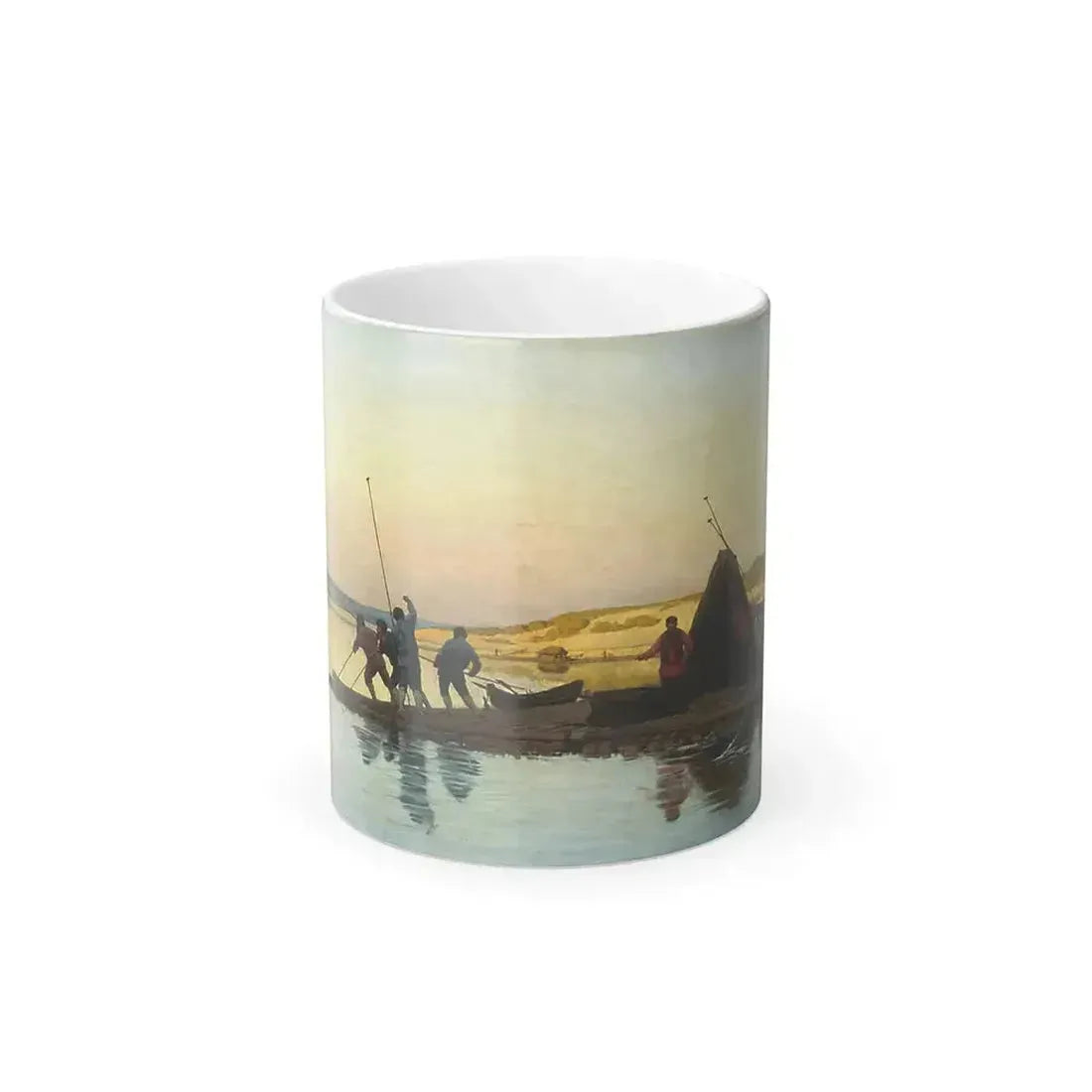 Alexei Kivshenko (1851-1895)  Raftsmen - Color Changing Mug 11oz 11oz - Go Mug Yourself