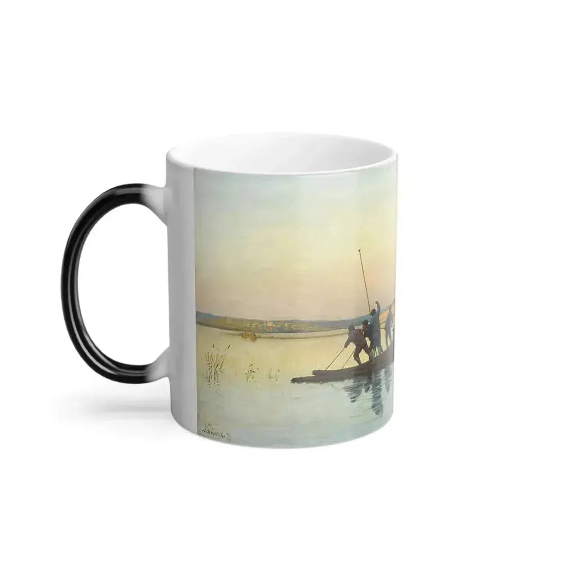 Alexei Kivshenko (1851-1895)  Raftsmen - Color Changing Mug 11oz - Go Mug Yourself