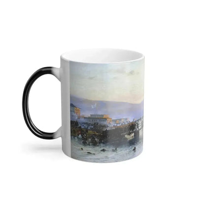Alexei Kivshenko (1851-1895) Storming the Fortress of Ardahan May 5, 1877 - Color Changing Mug 11oz - Go Mug Yourself