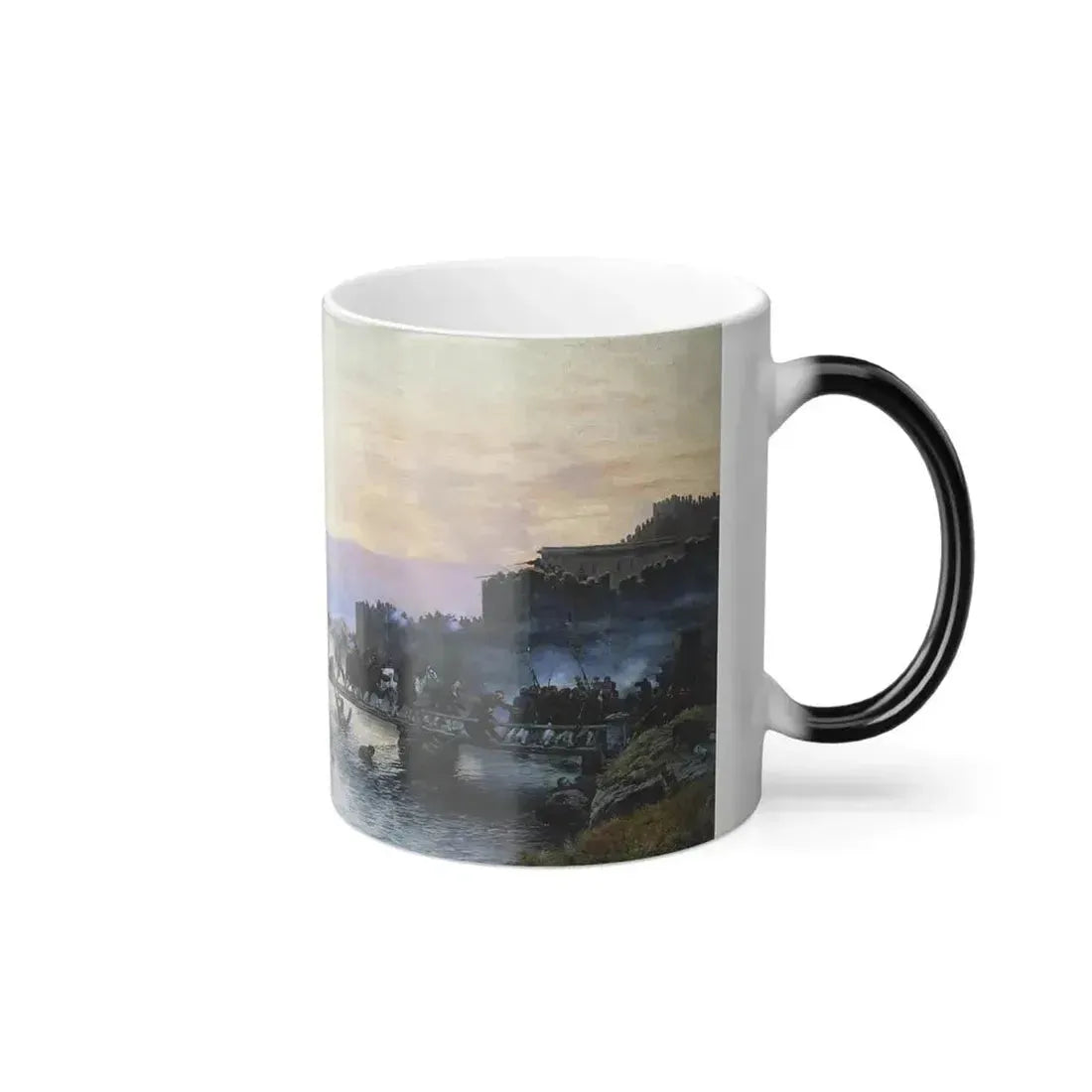 Alexei Kivshenko (1851-1895) Storming the Fortress of Ardahan May 5, 1877 - Color Changing Mug 11oz - Go Mug Yourself