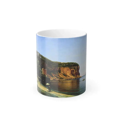 Alexei Petrovich Bogoliubov (1824-1896) Beach Vico - Oil on Canvas 1855 - Color Changing Mug 11oz 11oz - Go Mug Yourself