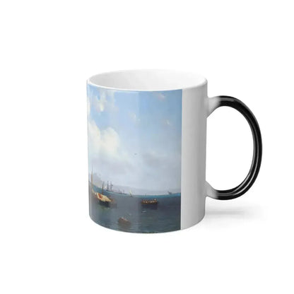 Alexei Petrovich Bogoliubov (1824-1896) Coastline Near Sorrento - 1857 - Color Changing Mug 11oz - Go Mug Yourself