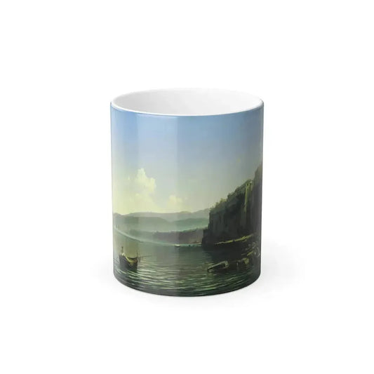Alexei Petrovich Bogoliubov (1824-1896) Seashore (Sorrento) - Oil on Canvas 1850 - Color Changing Mug 11oz 11oz - Go Mug Yourself