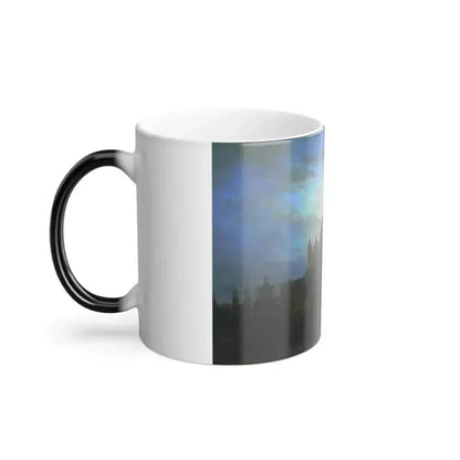 Alexei Petrovich Bogoliubov (1824-1896) Venice at night - Oil on Canvas 1850 - Color Changing Mug 11oz - Go Mug Yourself