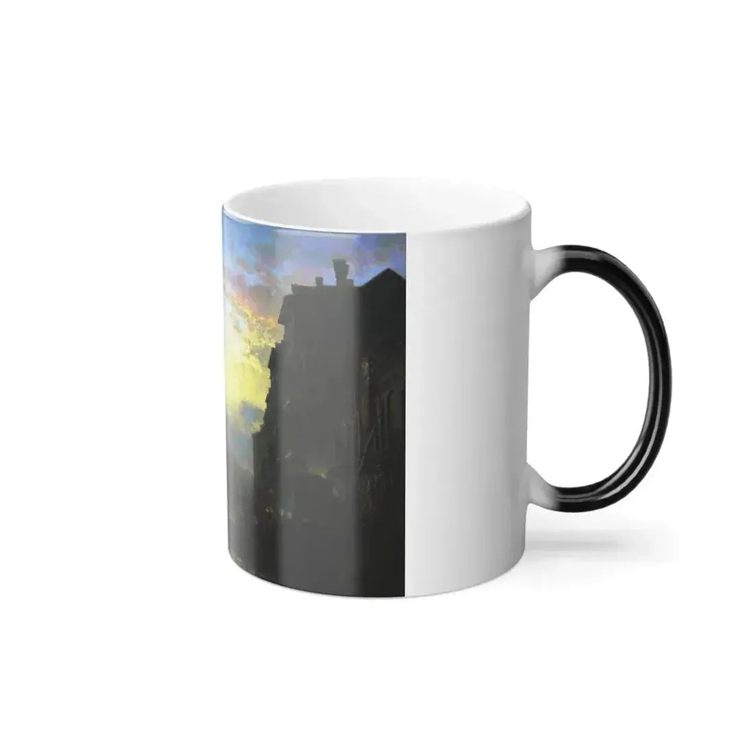 Alexei Petrovich Bogoliubov (1824-1896) Venice at night - Oil on Canvas 1850 - Color Changing Mug 11oz - Go Mug Yourself