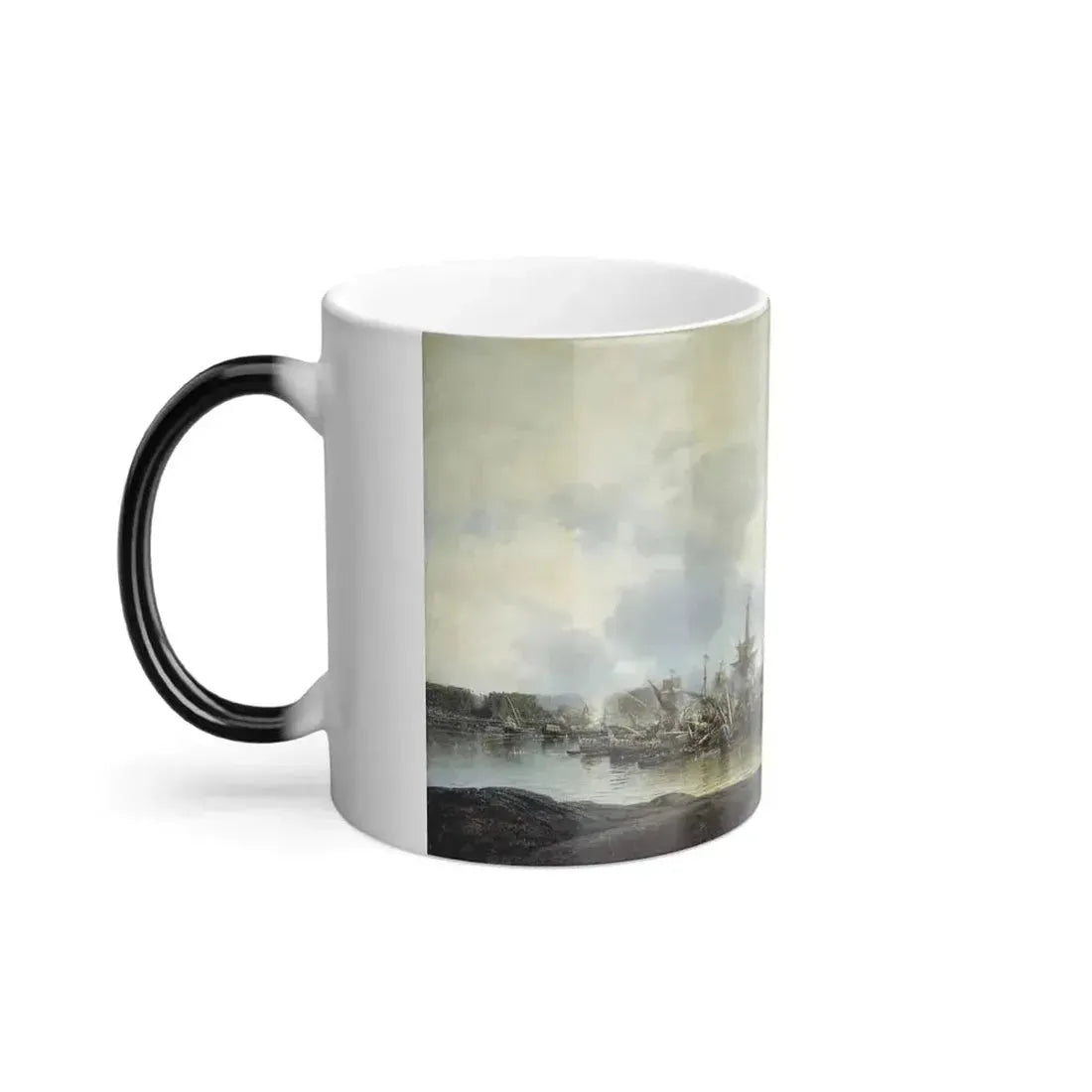 Alexei Petrovich Bogolyubov (1824-1896) Battle near Gangut on the 27th July 1714 (The Great Northern War-0 - Color Changing Mug 11oz - Go Mug Yourself