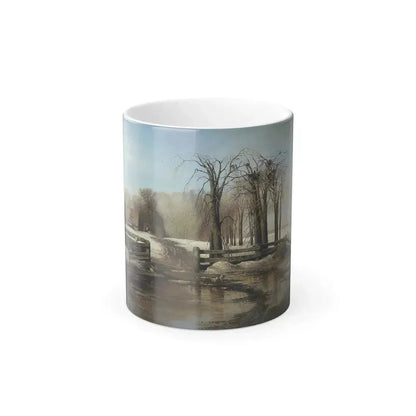 Alexei Savrasov (1830-1897)  A Spring Day - Color Changing Mug 11oz 11oz - Go Mug Yourself