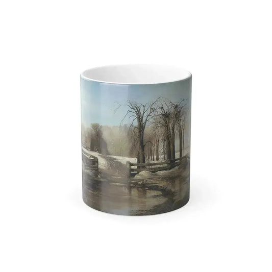 Alexei Savrasov (1830-1897)  A Spring Day - Color Changing Mug 11oz 11oz - Go Mug Yourself