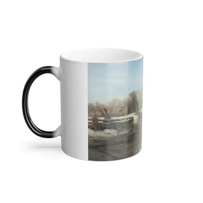 Alexei Savrasov (1830-1897)  A Spring Day - Color Changing Mug 11oz - Go Mug Yourself
