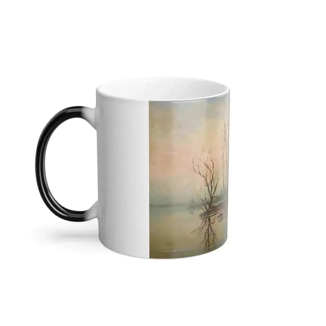 Alexei Savrasov (1830-1897)  Early Spring, High Water - Color Changing Mug 11oz - Go Mug Yourself