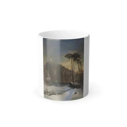 Alexei Savrasov (1830-1897)  Forest in the Frost - 1890 - Color Changing Mug 11oz 11oz - Go Mug Yourself