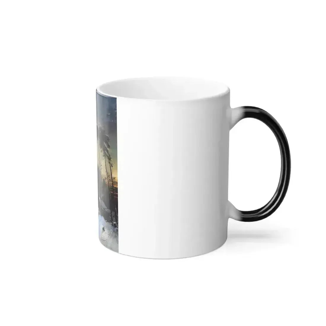 Alexei Savrasov (1830-1897) Forest in the Frost - Color Changing Mug 11oz - Go Mug Yourself