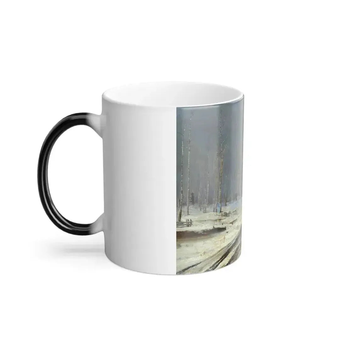 Alexei Savrasov (1830-1897) Sea of mud - oil on canvas - 1894 - Color Changing Mug 11oz - Go Mug Yourself