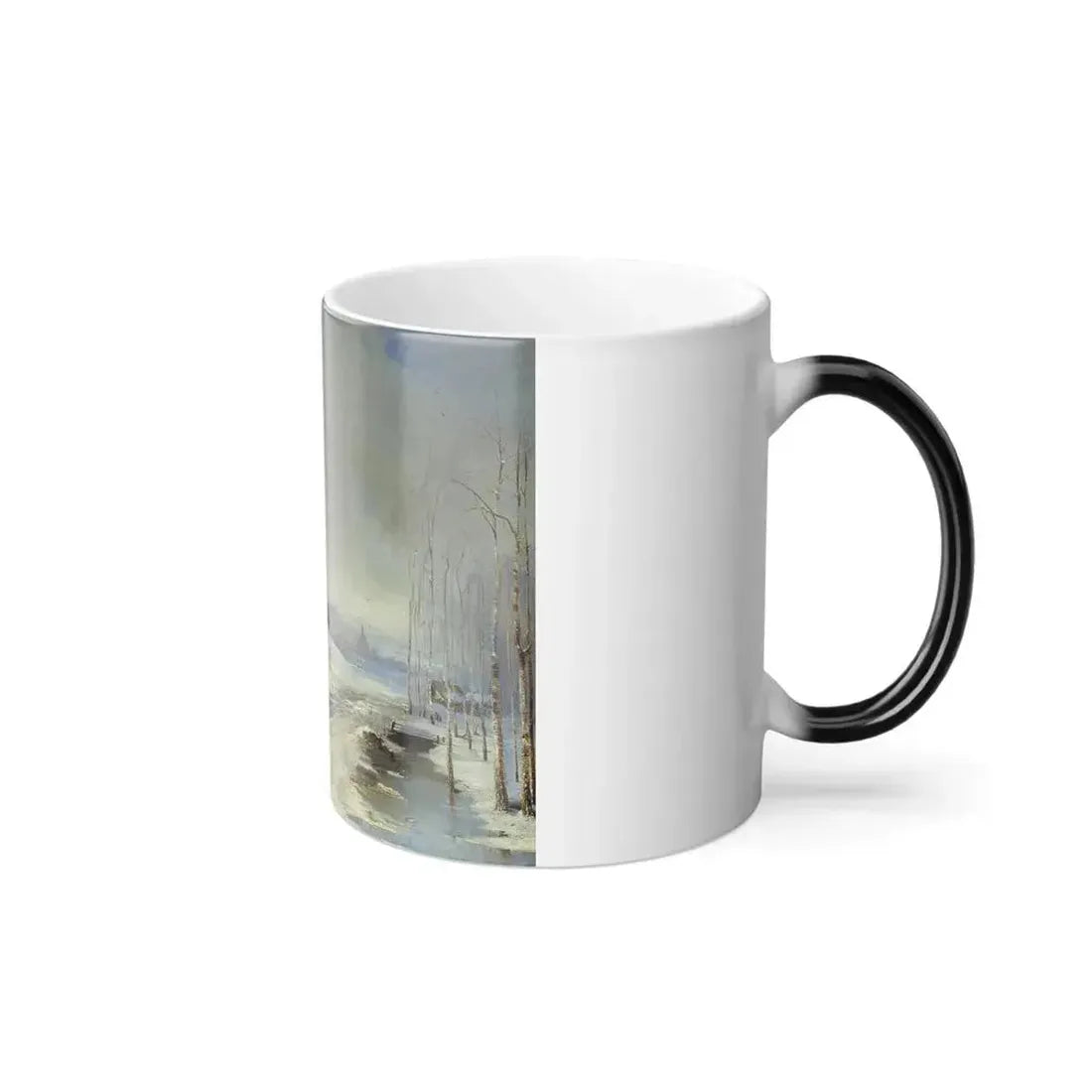 Alexei Savrasov (1830-1897) Sea of mud - oil on canvas - 1894 - Color Changing Mug 11oz - Go Mug Yourself