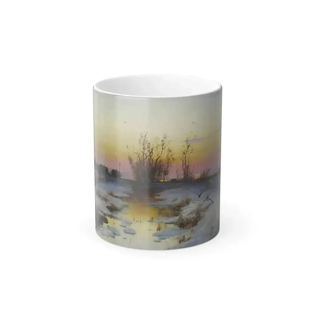 Alexei Savrasov (1830-1897) Spring Evening - Color Changing Mug 11oz 11oz - Go Mug Yourself