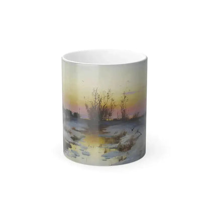 Alexei Savrasov (1830-1897) Spring Evening - Color Changing Mug 11oz 11oz - Go Mug Yourself