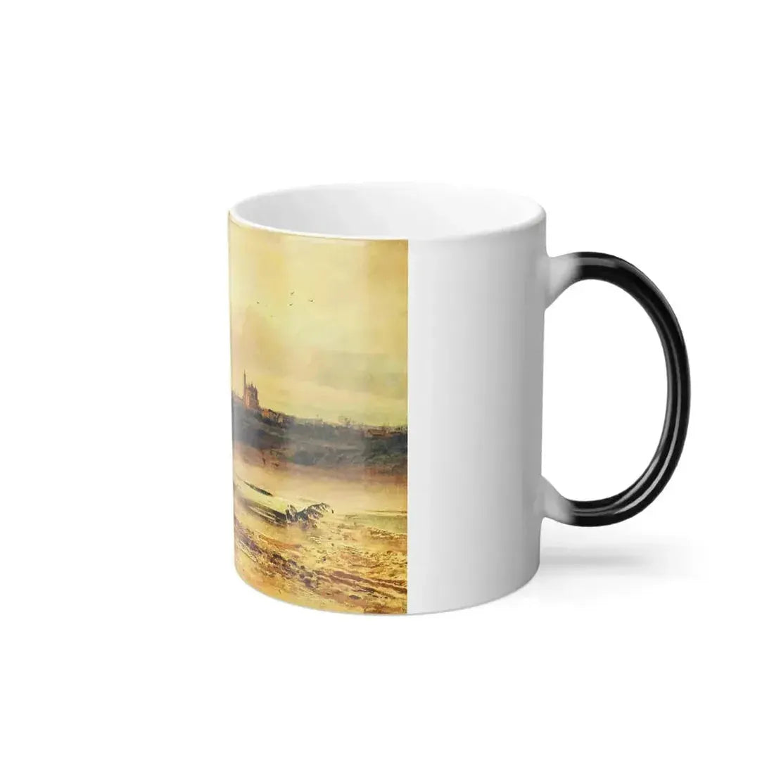 Alexei Savrasov (1830-1897) Spring Thaw, Yaroslavl - Color Changing Mug 11oz - Go Mug Yourself