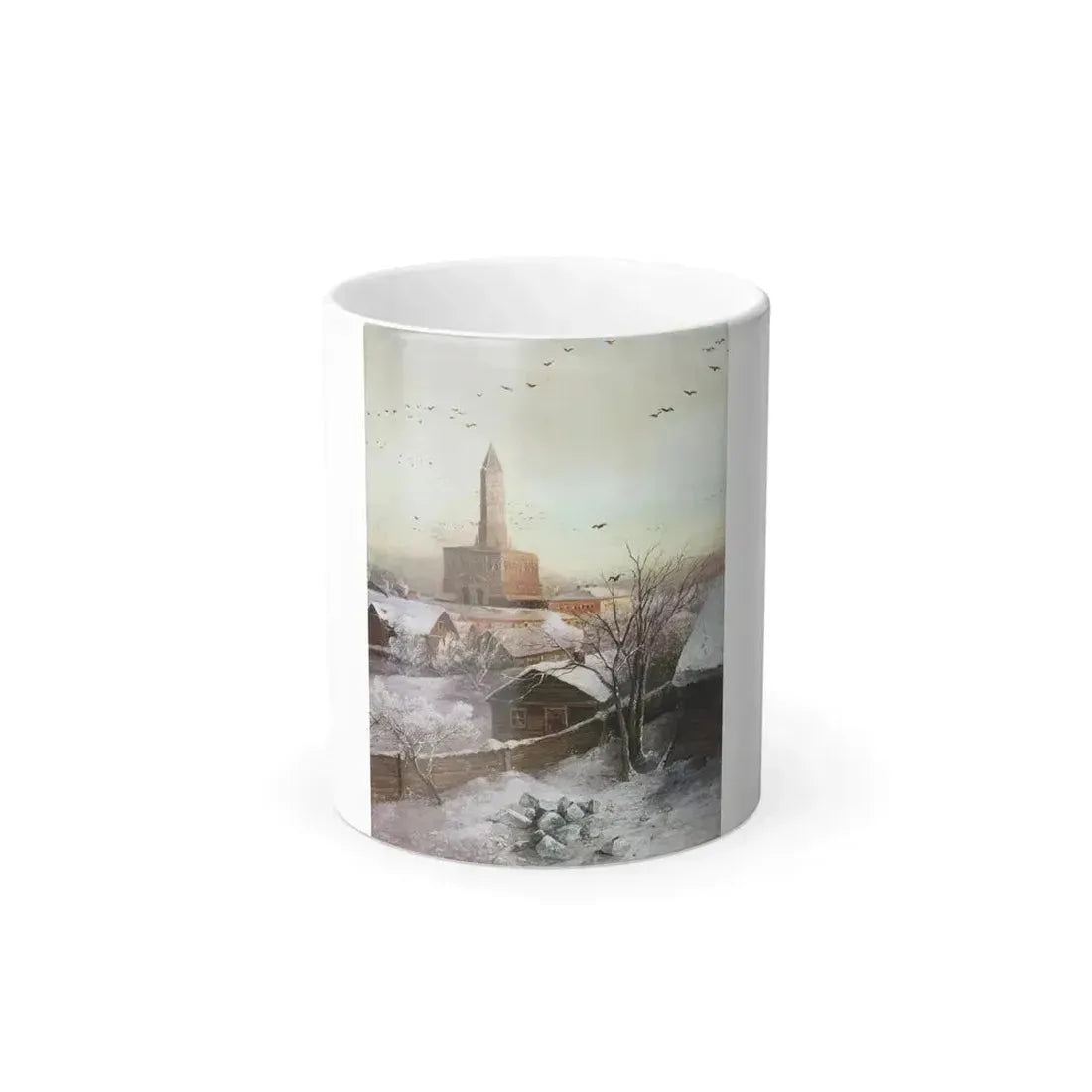 Alexei Savrasov (1830-1897) Sukharev Tower, Moscow - Color Changing Mug 11oz 11oz - Go Mug Yourself