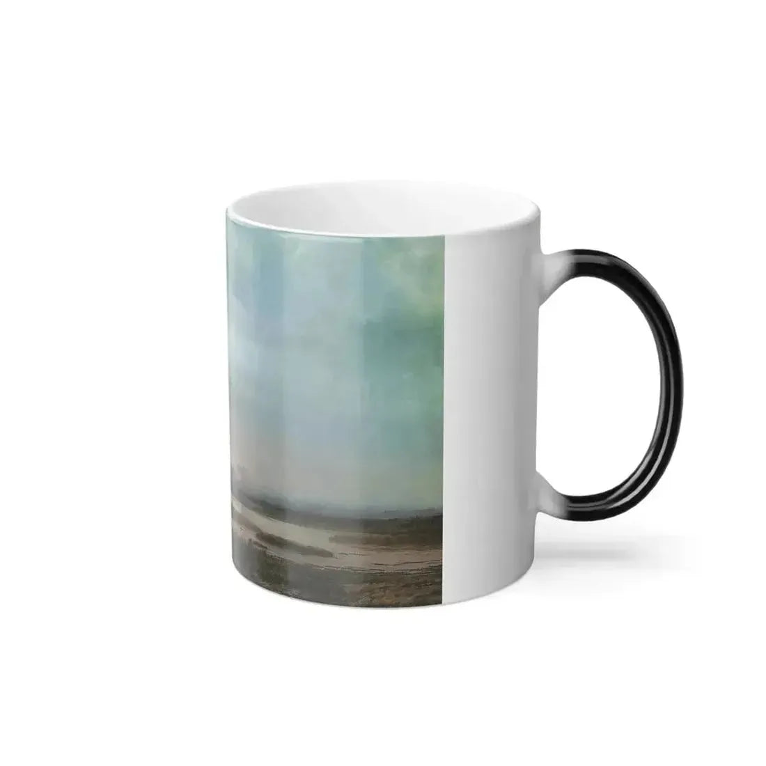 Alexei Savrasov (1830-1897) Sundown over a Marsh - Color Changing Mug 11oz - Go Mug Yourself