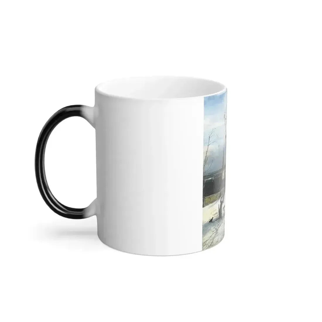 Alexei Savrasov (1830-1897) The Rooks Have Come Back - 1871 - Color Changing Mug 11oz - Go Mug Yourself