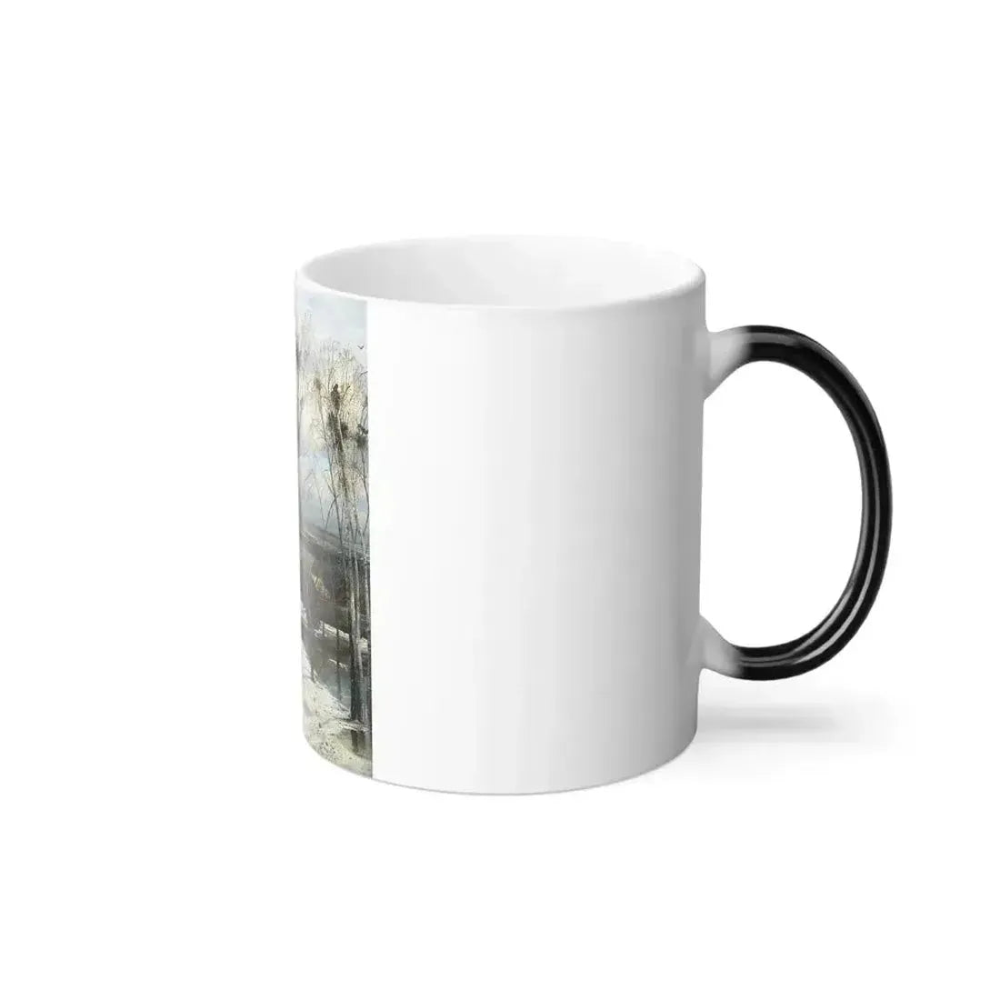 Alexei Savrasov (1830-1897) The Rooks Have Come Back - 1871 - Color Changing Mug 11oz - Go Mug Yourself