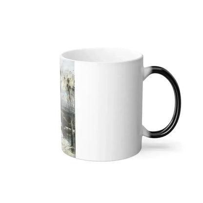 Alexei Savrasov (1830-1897) The Rooks Have Come Back - 1871 - Color Changing Mug 11oz - Go Mug Yourself